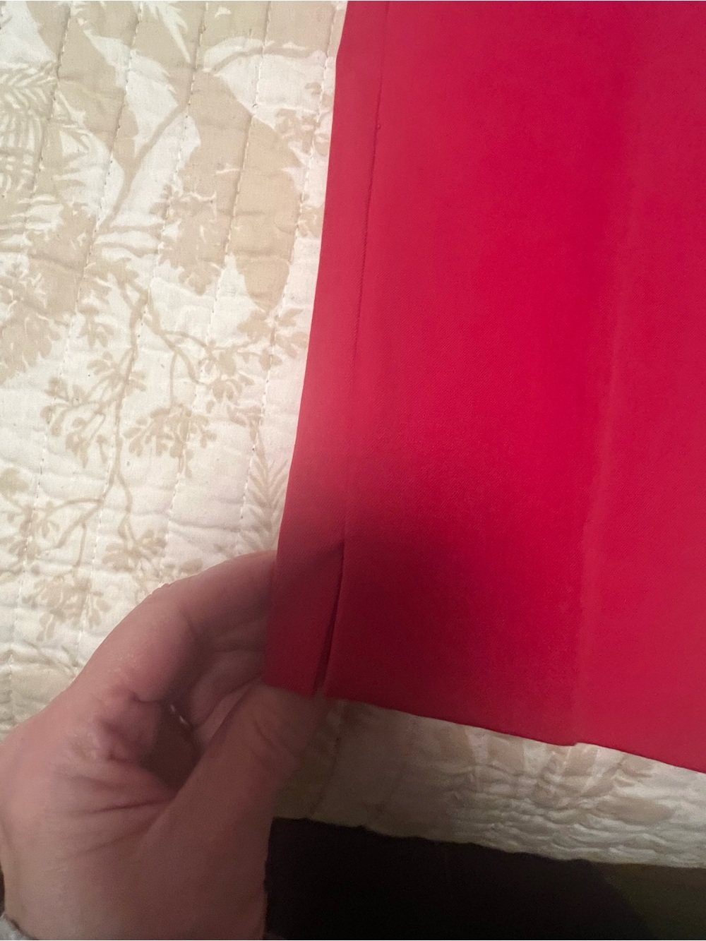 Talbots Red Straight-Leg Dress Trousers - Picture 2 of 4